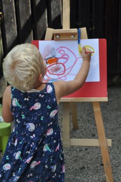 Ekspresja plastyczna: Odrobina ogrodowego malarstwa